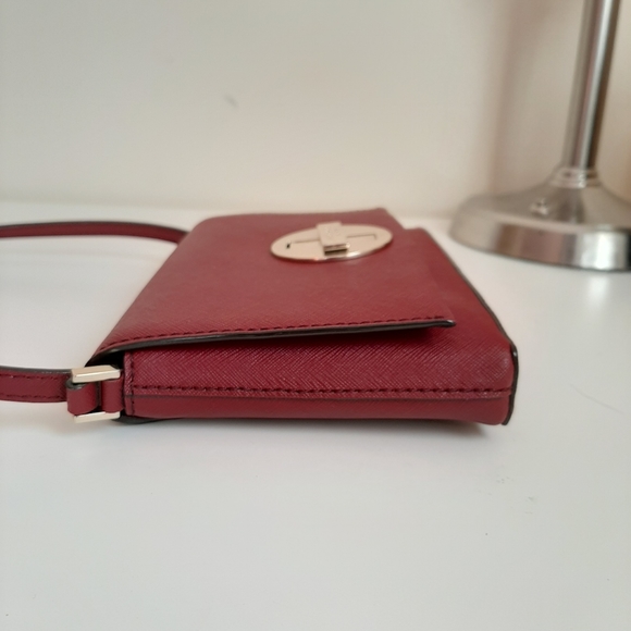 SOLD-Kate Spade Small Saffiano Leather Crossbody Bag - Picture 10 of 12